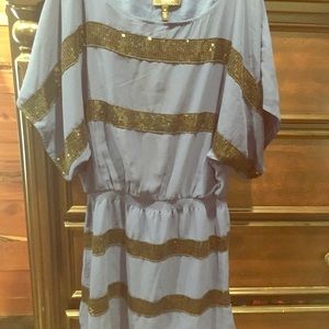 Blue and black sequin Jessica Simpson dress